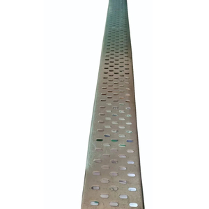 Bac à câbles perforé en acier inoxydable avec construction robuste résistante à la corrosion, conception durable pour une gestion sécurisée des câbles - Product Image 1