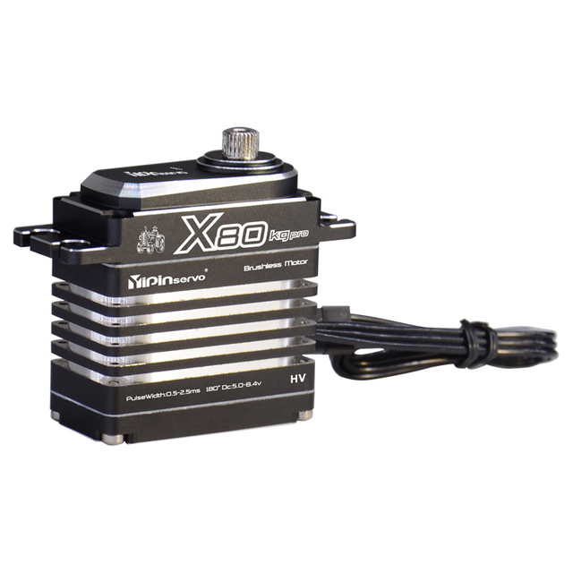 GXservo X80 80kg Pro Deep Waterproof 1/8 Car PWM Digital Steering Gear All Metal Servo for 1/10 Car Motor Components