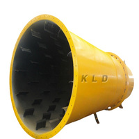 Sécheur rotatif industriel de petite taille, calcaire, charbon brun, boîte de vitesses à moteur, haute efficacité, capacité de 1 à 75 t/h