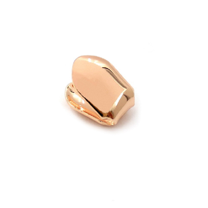 Oferta Especial: Grillz Abierto para una Sola Dentadura, Chapado en Oro, Estilo Hip Hop - Product Image 3