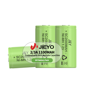 Аккумулятор Jieyo NIMH 1,2 В SC 2000 мАч перезаряжаемый цилиндрический никелевый аккумулятор для игрушек - Product Image 3