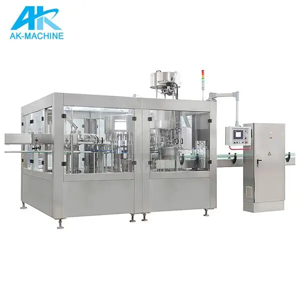 Banana Juice Beverage Automatic Filling Machine For Juice Filling Line With Milk Filling And Sealing Capping Machine