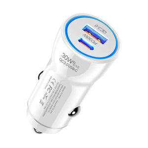 Ricarica rapida 2 porte USB tipo C veicolo 48W USB caricatore per auto per telefono 14 15 16 17 Pro Max Tablet - Product Image 5