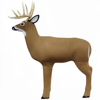 Cible de tir à l'arc en mousse PU 3D imperméable, conception de cœur de tir pour l'entraînement en plein air, fixée au sol pour l'entraînement à la chasse, marque