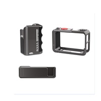Kit de cage en alliage d'aluminium avec adaptateur d'extension pour Osmo Action5Pro Action3456, poignée pour caméra d'action pour photographie de rue