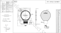 Écran LCD IPS rond de 3,4 pouces 800x800 MIPI, 1000 nits, lisible en plein soleil pour bouton intelligent automobile et jauges numériques auxiliaires