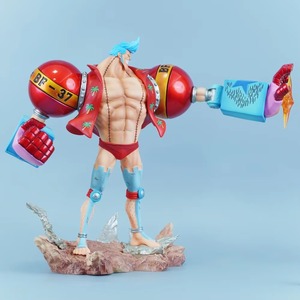 Figurines d'action en PVC <span class=keywords><strong>Luffy</strong></span> & Franky à double tête interchangeable, pose classique, jouet de dessin animé - Product Image 4