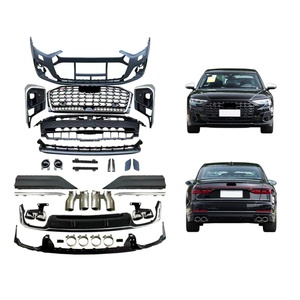 Kit de carrosserie pour modification de voiture, pare-chocs avant et arrière pour Audi S8 2021, mise à niveau 2024 - Product Image 1
