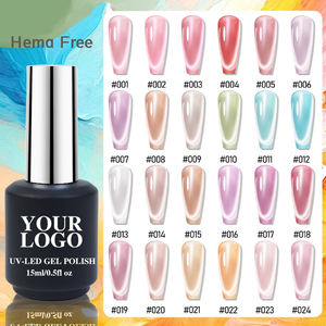 <span class=keywords><strong>Vernis</strong></span> à ongles UV longue durée Kudan Nails Salon, nouveau <span class=keywords><strong>vernis</strong></span> gel magnétique œil de chat Moonlight, blanc, lait au thé glacé, gel cristallin - Product Image 6