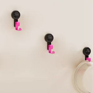 Phòng tắm rửa lưu vực móc Punch-Miễn phí mạnh mẽ chịu lực nhựa hút cup giá phòng tắm treo tường lưu vực công cụ tắm bóng móc - Product Image 6