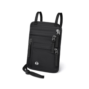Porta Pasaportes, Cartera RFID para Monedas, Tarjetas <span class=keywords><strong>de</strong></span> Identificación, Teléfono Móvil, Boletos <span class=keywords><strong>de</strong></span> Avión y Tarjetas, para Viajes, con Correa para el Cuello - Product Image 2
