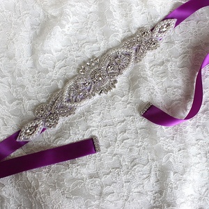 <span class=keywords><strong>Ceinture</strong></span> de <span class=keywords><strong>mariée</strong></span> cristal, motif de strass, pour <span class=keywords><strong>mariée</strong></span>, élégante, collection 2020 - Product Image 4