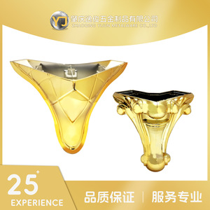 YIJUN Furniture <b>Legs</b> Gold Plated Plastic Modern Luxury Sofa <b>Table</b> <b>Legs</b> Easy Installation Customizable Shape Model 4074 - Product Image 5