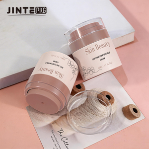 Vente en gros de pots en plastique acrylique vides pour crème cosmétique de 15 ml, 30 ml, 50 ml, marque CAP JINTE, modèle JTC23, forme cylindrique, sérigraphie - Product Image 4