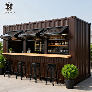 Container <span class=keywords><strong>Bar</strong></span> <span class=keywords><strong>e</strong></span> Caffetteria Prefabbricata per Esterni, Ristorante Container in Vendita - Product Image 5