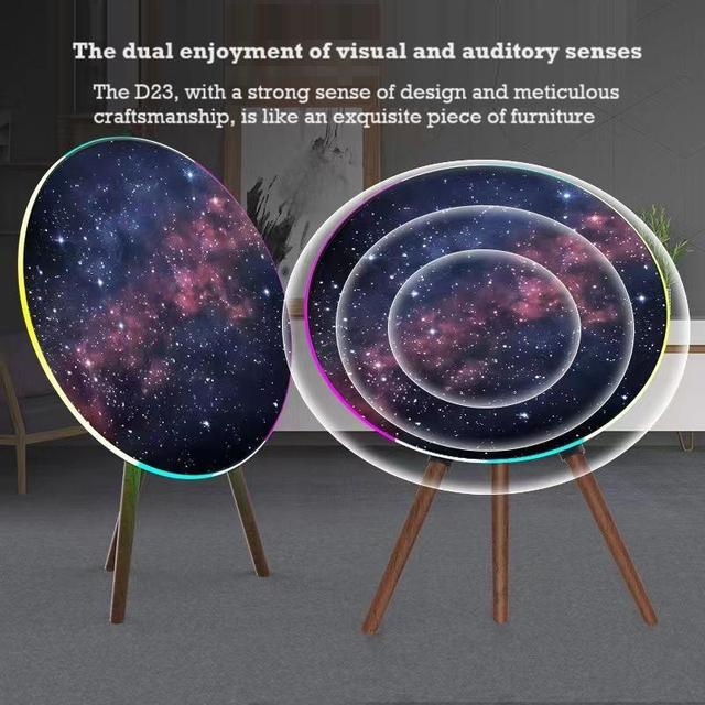 2026 New UFO 100W Wireless Speaker Integrated Atmosphere Home Audio Portable Creative Desktop Wireless Speaker Home