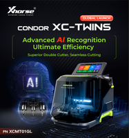 Nouvelle machine de découpe de clés automatique Xhorse Condor Twins 2026, compatible avec les clés de voiture, de moto et domestiques - Condor XC-MINI Plus