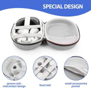 Sac de transport portable avec fermeture éclair, en EVA, pour Meta <span class=keywords><strong>Quest</strong></span> VR3 3VR Oculus <span class=keywords><strong>Quest</strong></span> 3 - Product Image 2