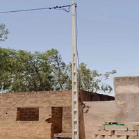 Línea de producción de fabricación de postes de hormigón cuadrado de productos calientes de África