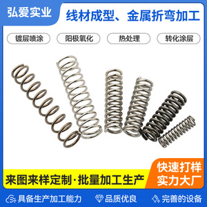 Ressorts de compression en acier inoxydable 304 personnalisés, fabriqués avec précision pour les applications d'absorption des chocs - Product Image 5