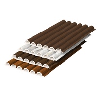 Panneaux de plafond suspendus en PVC à grille, étanches, décoratifs, panneaux muraux Great Wall, panneaux ondulés, panneaux muraux, style chinois moderne, en stock usine
