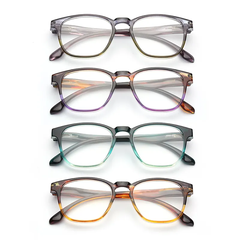 Wholesale outdoor supermarket Classic Square Frames Brand Designer Fashion Reading Glasses