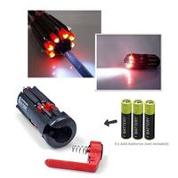 Tournevis multifonctionnel 8 en 1 pour la maison et l'industrie, portable, avec lampe torche LED, ensemble de tournevis
