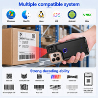 Escáner de Código de Barras Inalámbrico 2D de Alta Velocidad YUANAIDC, Lector de Códigos QR 1D Portátil, Pistola de Escaneo USB para Supermercados y Puntos de Venta
