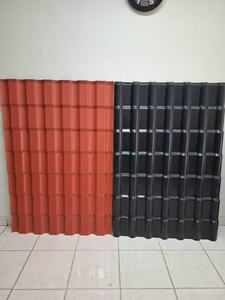 Synthetic Resin PVC ASA Spanish <strong>Roof</strong> Tile Heat Resistant Plain Roofing <strong>Shingles</strong> for Villa Hotel House - Product Image 6