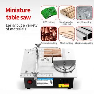 Multifunctional Table Saw Electric Desktop Saws Small Household Diy Cutting <b>Tool</b> Woodworking <b>Bench</b> Lathe Cutter Machine - Product Image 6