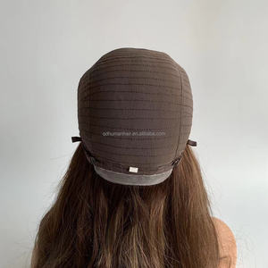 Peluca Oncológica en Stock de Cabello Humano Natural con Base Superior de Seda y Mechas, <span class=keywords><strong>Pelucas</strong></span> de Grado Médico para Alopecia en Color Castaño - Product Image 5