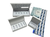 Emballages de luxe personnalisables, flacons de 3 ml, 5 ml, 10 ml avec boîtes d'emballage en papier pliables et emballages en blister