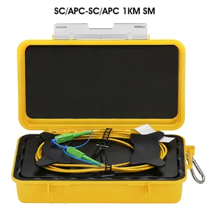 SCAPC для SCAPC OTDR мертвые зоны Элиминатор волоконно-оптический запуск кабельного 1 км одномодовый передатчик с 1310/1550nm SC/APC-SC/APC 1 км