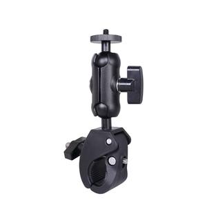 Rotation personnalisée double rotule Double douille bras pince support de fixation moto vélo <span class=keywords><strong>guidon</strong></span> Clip pour <span class=keywords><strong>Gopro</strong></span> Hero Holder - Product Image 2