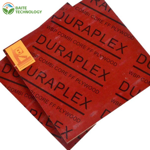 Panneau de coffrage extérieur moderne en peuplier, 20 couches, rouge, haute capacité de rotation, 12mm 15mm, collé E1, écologique - Product Image 4