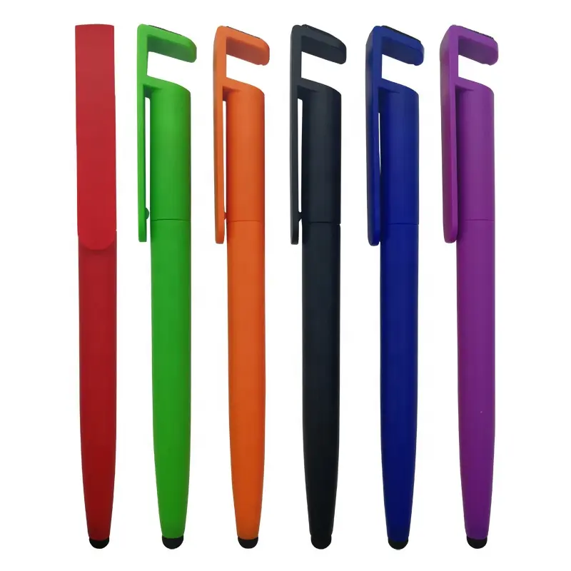 Zeamor China Manufacturer Western Style Rubber Velvet Multi Purpose Phone Screen Clean Stand Holder Stylus Ballpoint Pen