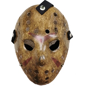 Maschera di <span class=keywords><strong>Jason</strong></span> Voorhees in Plastica per Halloween, Maschera Horror per Feste e Cosplay - Product Image 4