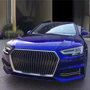กระจังหน้ารถยนต์คุณภาพสูง ABS ติดตั้งง่าย สไตล์ Star Style สำหรับ Audi A4 S4 B9 ปี 2017-2019 อัพเกรดเป็น RS4 - Product Image 4