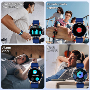 LIGE BW0910 2 Kayışlı Akıllı Saat Erkekler İçin Sesli Asistanlı Cevaplama Arama Yapma Fitness Takipçisi Nabız Ölçer Akıllı Saat IOS Android - Product Image 3
