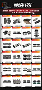 OE 04465-YZZCN 04665-42110 04465-AZ011 D862 D2202 accesorios de coche pieza de automóvil pastillas de freno delanteras de cerámica para <span class=keywords><strong>TOYOTA</strong></span> <span class=keywords><strong>RAV4</strong></span> RAV20 - Product Image 6