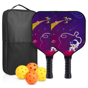 Raquette de Pickleball pour enfants, en fibre de verre, 35x18cm, poignée antidérapante, jouet scolaire, cadeau - Product Image 5