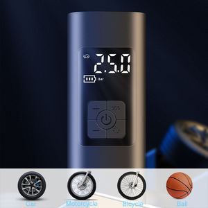 새로운 이미지 빠른 인플레이션 압력 휴대용 공기 펌프 무선 전기 스쿠터 및 자전거 타이어 팽창기 자전거용 1S 휠 팽창기 - Product Image 3