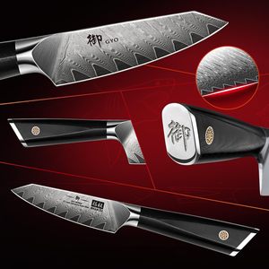 <span class=keywords><strong>SHAN</strong></span> <span class=keywords><strong>ZU</strong></span> GYO série Chef couteau ensemble 3 pièces damas japonais VG-10 en acier inoxydable à haute teneur en carbone ensemble de <span class=keywords><strong>couteaux</strong></span> de cuisine avec poignée G10 - Product Image 6
