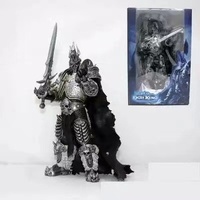 Figura de Acción de PVC del Rey Lich Arthas, Caballero de la Muerte, de la Séptima Generación de World of Warcraft DC