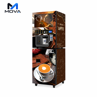 Distributeur automatique de café intelligent MOVA avec gestion cloud, service 24/7, machine à expresso automatique du grain à la tasse pour