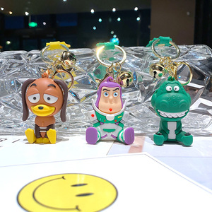 Phim hoạt hình đồ chơi câu chuyện <span class=keywords><strong>Keychain</strong></span> Mặt dây chuyền sáng tạo Woody Bass Túi Mặt dây chuyền mùa xuân con chó món quà nhỏ - Product Image 5