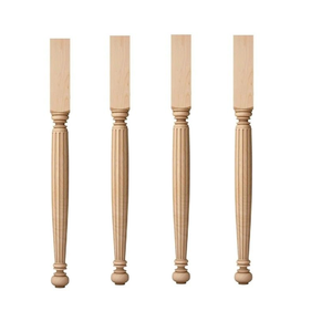 ขาโต๊ะรับประทานอาหารทำจากไม้เนื้อแข็งเสาเกาะสำหรับเกาะเฟอร์นิเจอร์แข็งแรง - Product Image 6