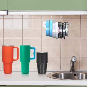 Organisateur de couvercles de gobelets sous l'armoire pour Yeti | Couvercle pour gobelet Stanley Simple Modern Tervis Starbucks - Product Image 6