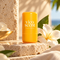 Stick de parfum à marque privée Tangerine Twist sans alcool, faible MOQ 500, tube de poche avec emballage de vente au détail pour marques de boutiques