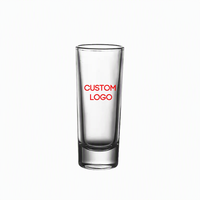 Verre à whisky personnalisé avec logo, 2 oz, base épaisse, style américain, pour fêtes, highball/cocktail, verres de bar
